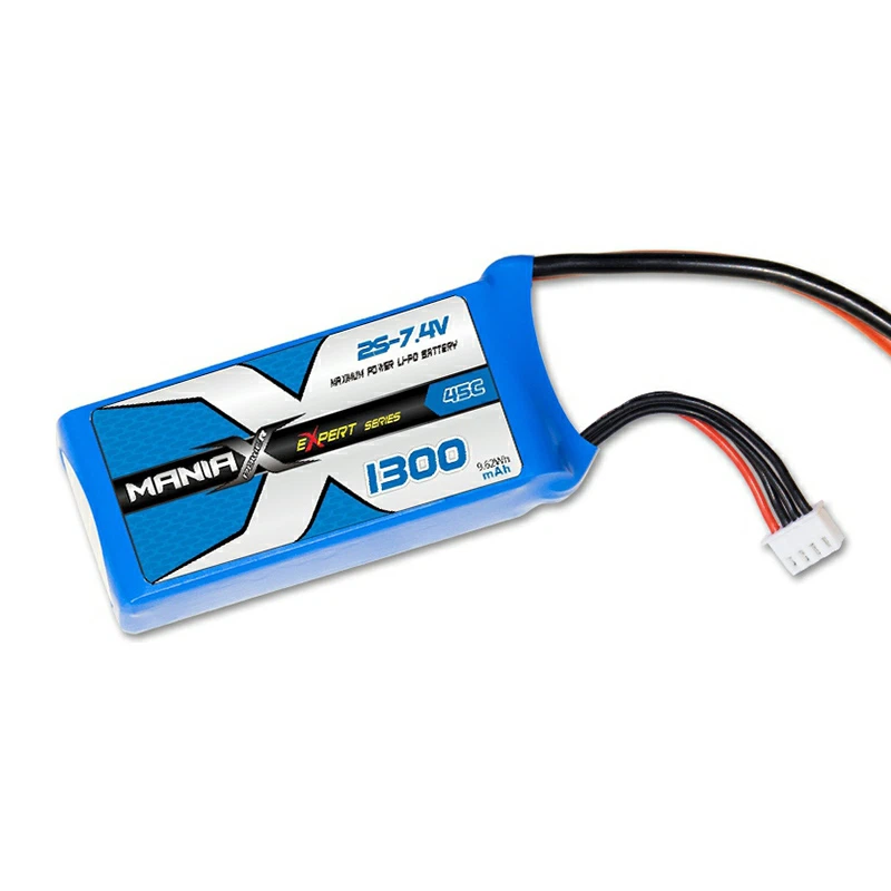 Batería Lipo 2S-7,4V 1300mAh 45C