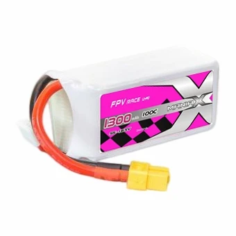 Batería Lipo de carreras 5S-18,5V 1300mAh 100C FPV