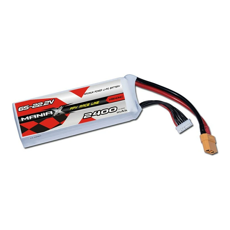 Batería Lipo de carreras FPV 6S-22,2V 2400mAh 150C