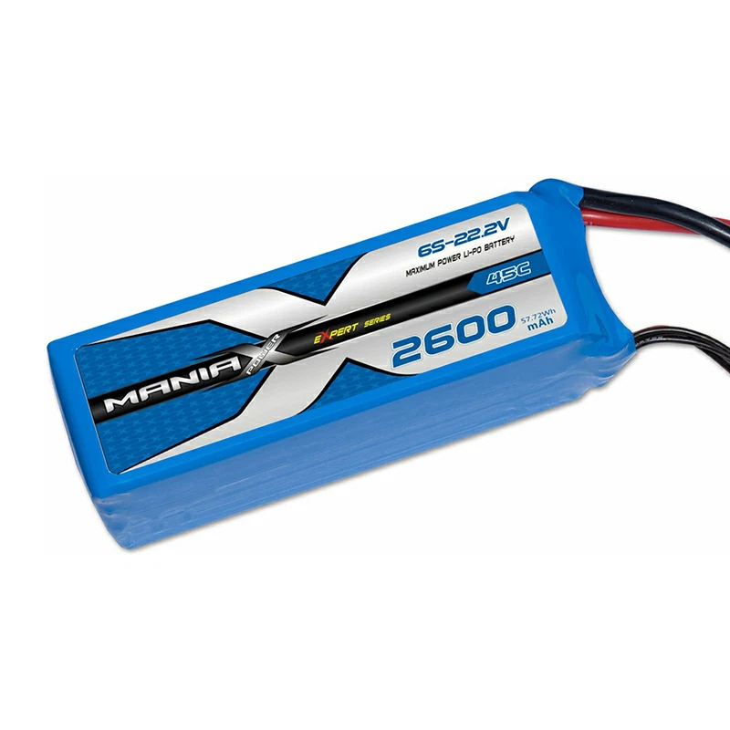 Batería Lipo 6S-22,2V 2600mAh 45C