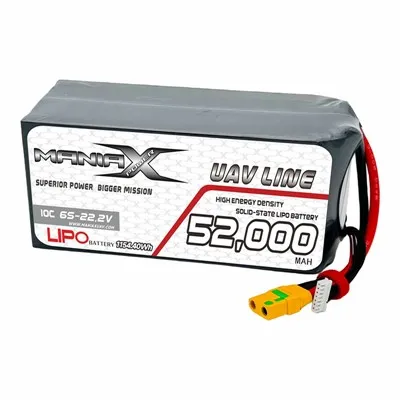 ManiaX Solid State Lipo 6S 22 2V 52 000mAH 10C Batería de...