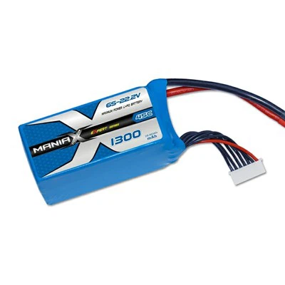 Batería Lipo 6S-22,2V 1300mAh 45C