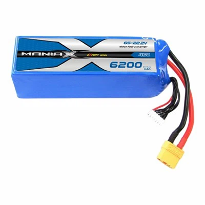 Batería Lipo 6S-22,2V 6200mAh 45C